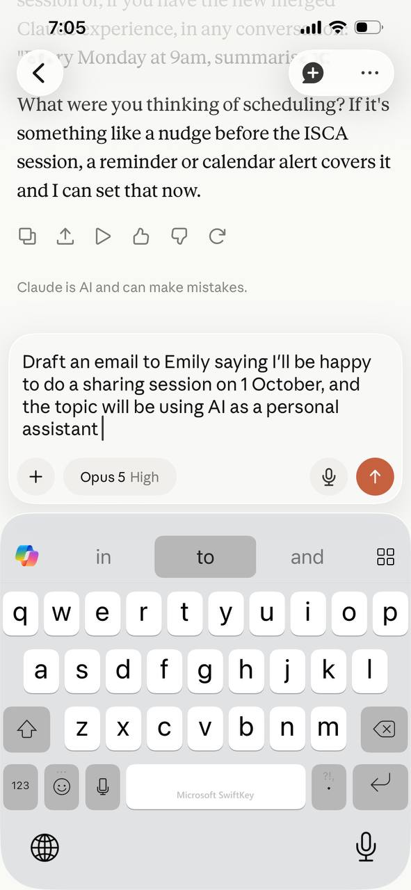 Typing the draft request